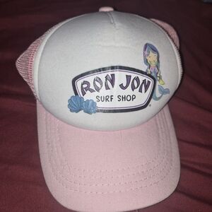 Ron Jon Surf Shop Kids Trucker Hat Pink Mermaid